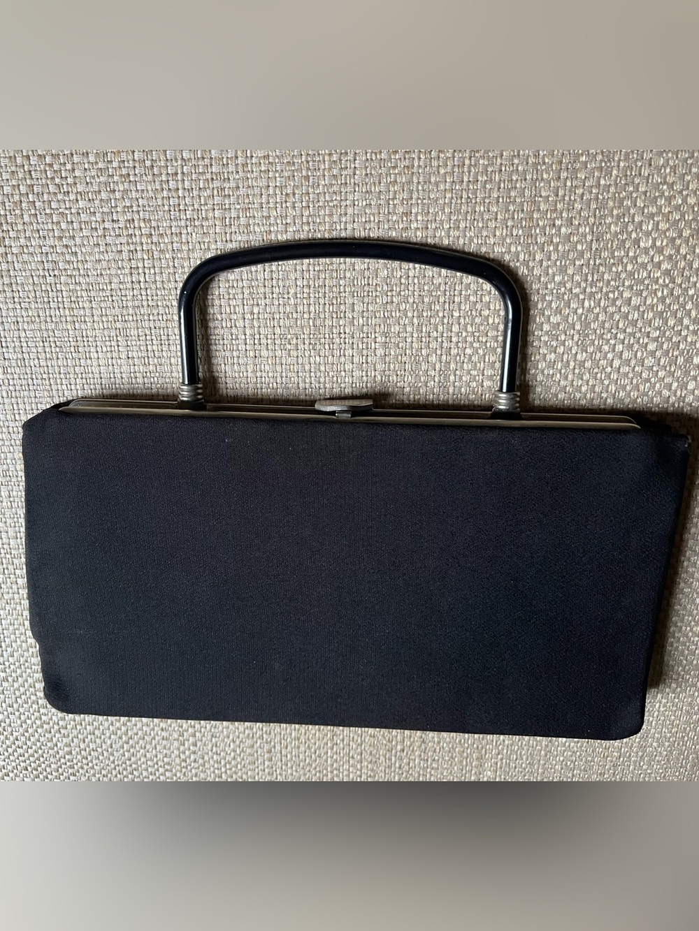 Vintage P&B (P&B USA) Black Evening Clutch Handbag